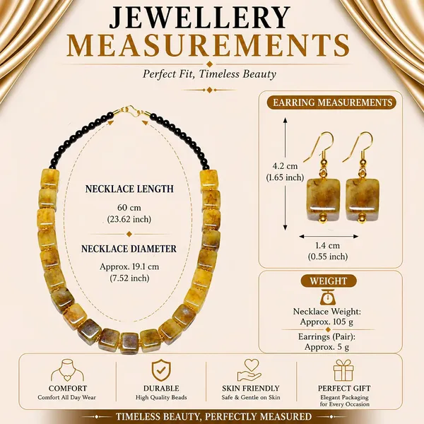 Cube_Dice_Bead_Necklace_For_Women_Chunky_Square_Block_Beaded_Statement_Necklace_Bold_Acrylic_Fashion_Jewellery_Navratri_Diwali_Party_Gift_Ethnic_Boho_Casual