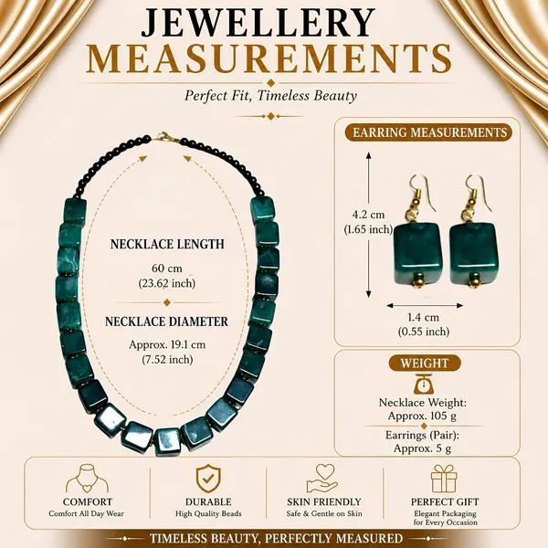 Cube_Dice_Bead_Necklace_For_Women_Chunky_Square_Block_Beaded_Statement_Necklace_Bold_Acrylic_Fashion_Jewellery_Navratri_Diwali_Party_Gift_Ethnic_Boho_Casual