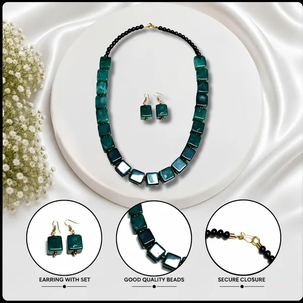 Cube_Dice_Bead_Necklace_For_Women_Chunky_Square_Block_Beaded_Statement_Necklace_Bold_Acrylic_Fashion_Jewellery_Navratri_Diwali_Party_Gift_Ethnic_Boho_Casual