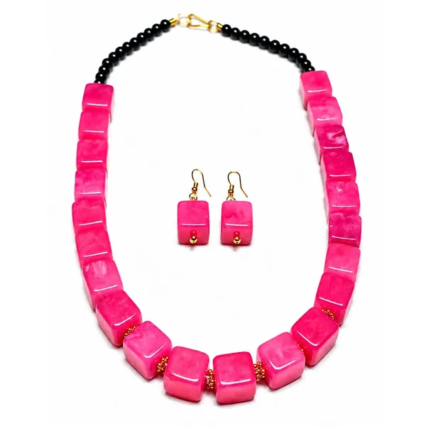 Cube_Dice_Bead_Necklace_For_Women_Chunky_Square_Block_Beaded_Statement_Necklace_Bold_Acrylic_Fashion_Jewellery_Navratri_Diwali_Party_Gift_Ethnic_Boho_Casual