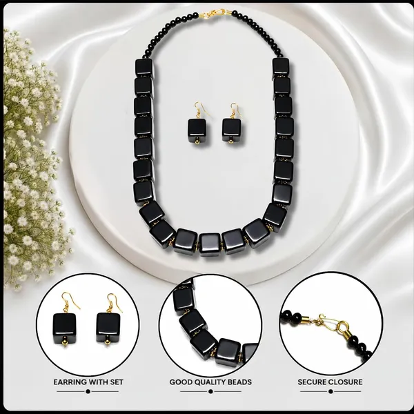 Cube_Dice_Bead_Necklace_For_Women_Chunky_Square_Block_Beaded_Statement_Necklace_Bold_Acrylic_Fashion_Jewellery_Navratri_Diwali_Party_Gift_Ethnic_Boho_Casual