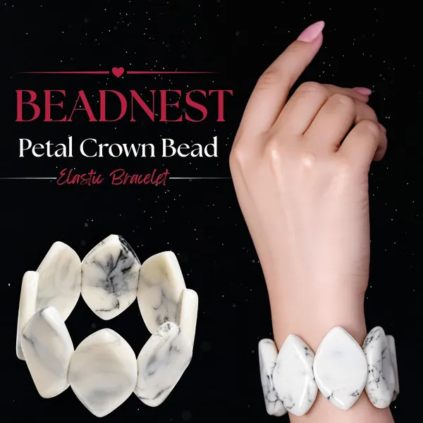 Product_Summary_Beadnest_Petal_Crown_Floral_Spike_Boho_Beaded_Stretch_Braceletbeadnest_Petal_Crown_Bead_Elastic_Stretch_Bracelet_For_Women_Floral_Spike_Boho_Beaded_Bracelet_Bold_Statement_Fashion_Jewellery_Navratri_Diwali_Party_Gift_Stackable_Daily_Wear