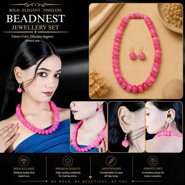 Petite_Pearl_Round_Bead_Necklace_For_Women_Dainty_Acrylic_Beaded_Layering_Necklace_Delicate_Fashion_Jewellery_Navratri_Diwali_Daily_Wear_Gift_Ethnic_Boho_Casual