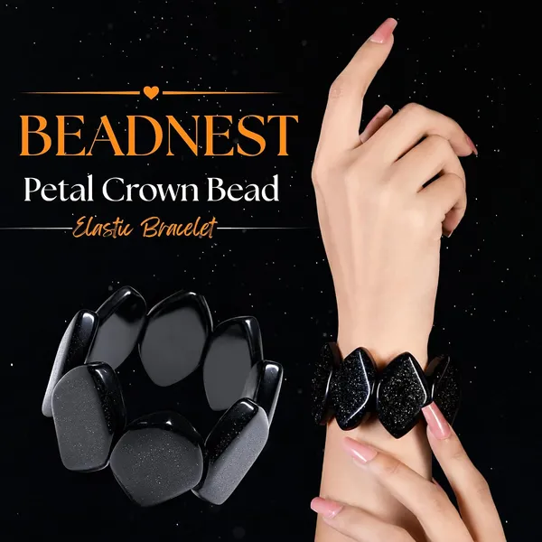 Product_Summary_Beadnest_Petal_Crown_Floral_Spike_Boho_Beaded_Stretch_Braceletbeadnest_Petal_Crown_Bead_Elastic_Stretch_Bracelet_For_Women_Floral_Spike_Boho_Beaded_Bracelet_Bold_Statement_Fashion_Jewellery_Navratri_Diwali_Party_Gift_Stackable_Daily_Wear