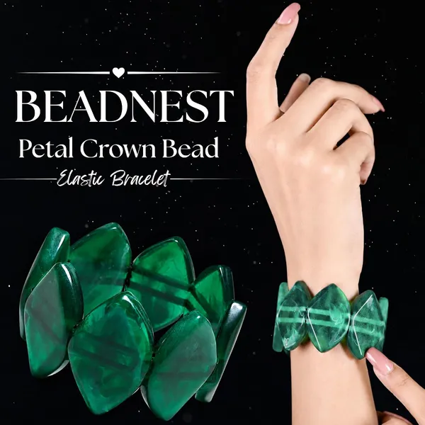 Product_Summary_Beadnest_Petal_Crown_Floral_Spike_Boho_Beaded_Stretch_Braceletbeadnest_Petal_Crown_Bead_Elastic_Stretch_Bracelet_For_Women_Floral_Spike_Boho_Beaded_Bracelet_Bold_Statement_Fashion_Jewellery_Navratri_Diwali_Party_Gift_Stackable_Daily_Wear