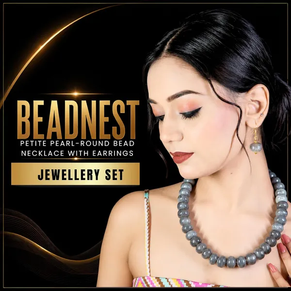 Petite_Pearl_Round_Bead_Necklace_For_Women_Dainty_Acrylic_Beaded_Layering_Necklace_Delicate_Fashion_Jewellery_Navratri_Diwali_Daily_Wear_Gift_Ethnic_Boho_Casual