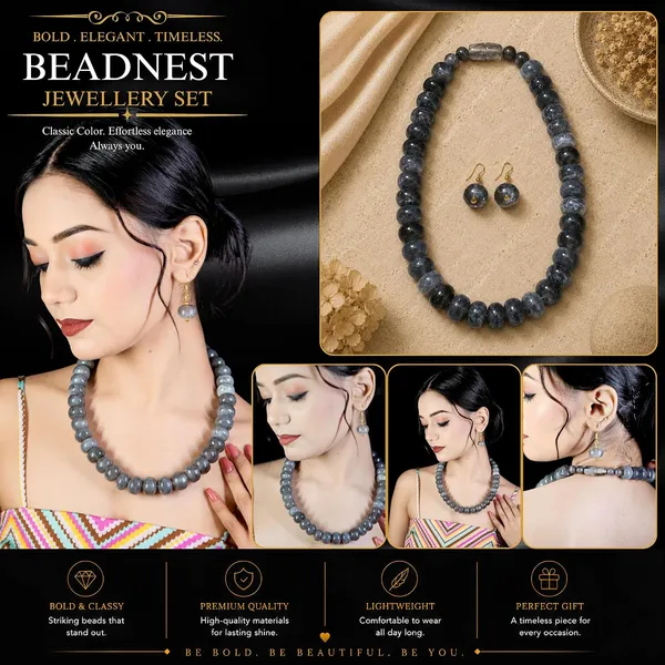 Petite_Pearl_Round_Bead_Necklace_For_Women_Dainty_Acrylic_Beaded_Layering_Necklace_Delicate_Fashion_Jewellery_Navratri_Diwali_Daily_Wear_Gift_Ethnic_Boho_Casual