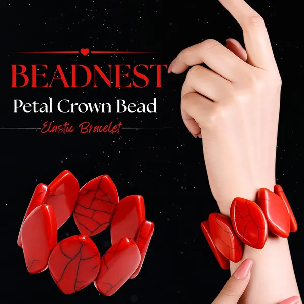 Product_Summary_Beadnest_Petal_Crown_Floral_Spike_Boho_Beaded_Stretch_Braceletbeadnest_Petal_Crown_Bead_Elastic_Stretch_Bracelet_For_Women_Floral_Spike_Boho_Beaded_Bracelet_Bold_Statement_Fashion_Jewellery_Navratri_Diwali_Party_Gift_Stackable_Daily_Wear