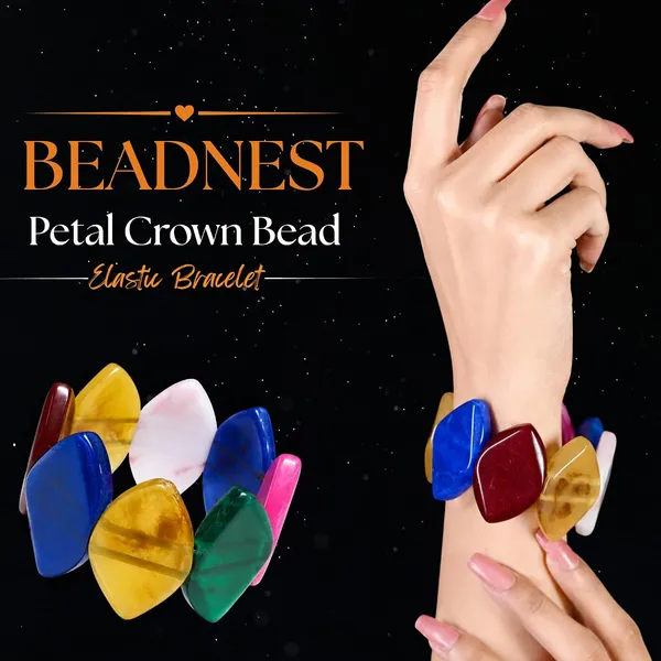 Product_Summary_Beadnest_Petal_Crown_Floral_Spike_Boho_Beaded_Stretch_Braceletbeadnest_Petal_Crown_Bead_Elastic_Stretch_Bracelet_For_Women_Floral_Spike_Boho_Beaded_Bracelet_Bold_Statement_Fashion_Jewellery_Navratri_Diwali_Party_Gift_Stackable_Daily_Wear