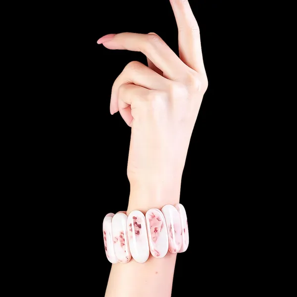 Smooth_Orbit_Bead_Elastic_Stretch_Bracelet_For_Women_Classic_Round_Polished_Bead_Bracelet_Stackable_Acrylic_Fashion_Jewellery_Navratri_Diwali_Party_Gift_Boho_Daily_Wear