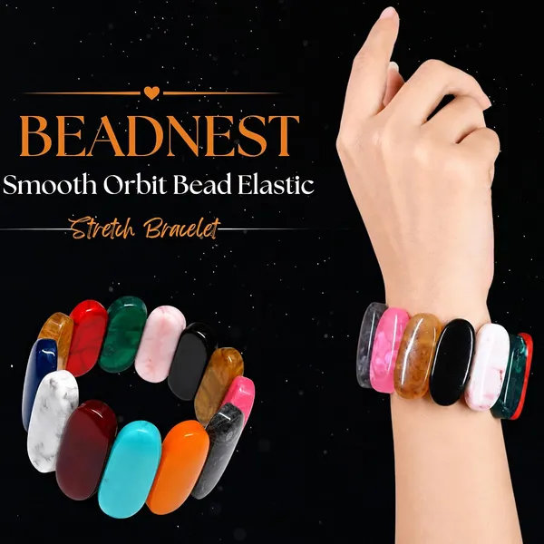 Smooth_Orbit_Bead_Elastic_Stretch_Bracelet_For_Women_Classic_Round_Polished_Bead_Bracelet_Stackable_Acrylic_Fashion_Jewellery_Navratri_Diwali_Party_Gift_Boho_Daily_Wear