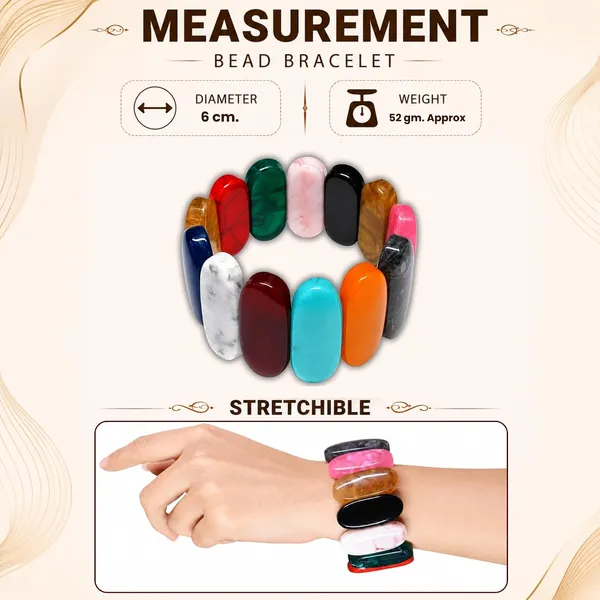 Smooth_Orbit_Bead_Elastic_Stretch_Bracelet_For_Women_Classic_Round_Polished_Bead_Bracelet_Stackable_Acrylic_Fashion_Jewellery_Navratri_Diwali_Party_Gift_Boho_Daily_Wear