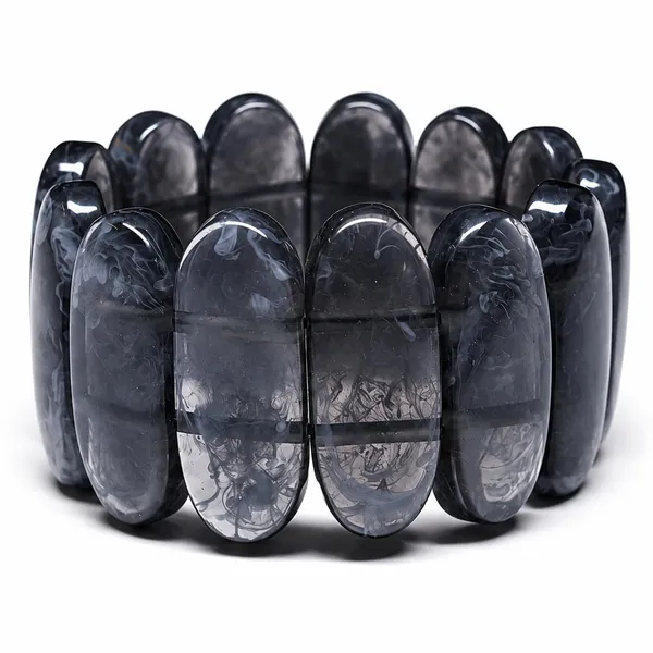 Smooth_Orbit_Bead_Elastic_Stretch_Bracelet_For_Women_Classic_Round_Polished_Bead_Bracelet_Stackable_Acrylic_Fashion_Jewellery_Navratri_Diwali_Party_Gift_Boho_Daily_Wear