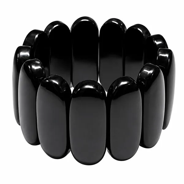 Smooth_Orbit_Bead_Elastic_Stretch_Bracelet_For_Women_Classic_Round_Polished_Bead_Bracelet_Stackable_Acrylic_Fashion_Jewellery_Navratri_Diwali_Party_Gift_Boho_Daily_Wear