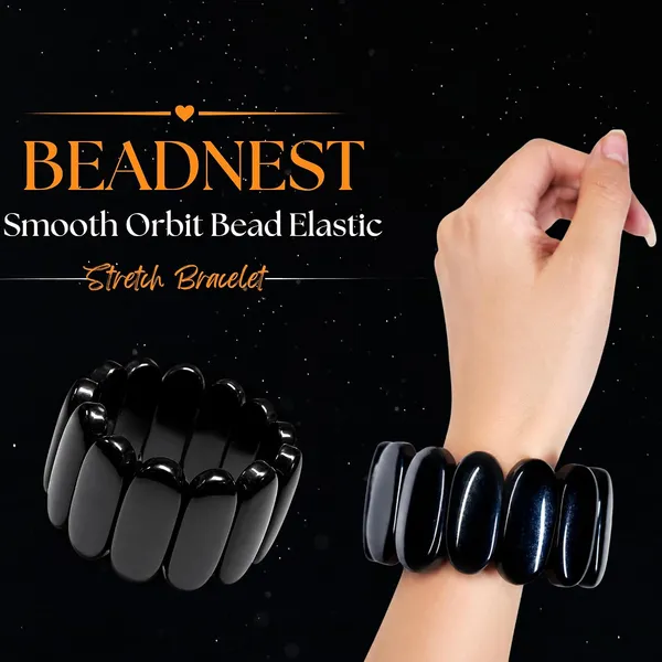 Smooth_Orbit_Bead_Elastic_Stretch_Bracelet_For_Women_Classic_Round_Polished_Bead_Bracelet_Stackable_Acrylic_Fashion_Jewellery_Navratri_Diwali_Party_Gift_Boho_Daily_Wear