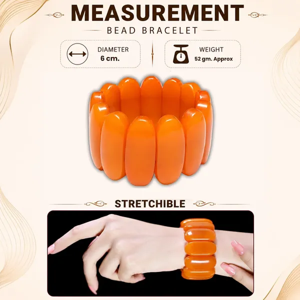 Smooth_Orbit_Bead_Elastic_Stretch_Bracelet_For_Women_Classic_Round_Polished_Bead_Bracelet_Stackable_Acrylic_Fashion_Jewellery_Navratri_Diwali_Party_Gift_Boho_Daily_Wear