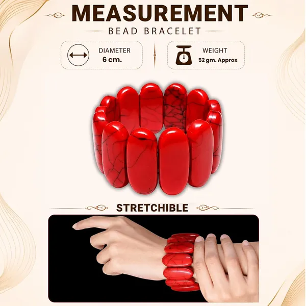 Smooth_Orbit_Bead_Elastic_Stretch_Bracelet_For_Women_Classic_Round_Polished_Bead_Bracelet_Stackable_Acrylic_Fashion_Jewellery_Navratri_Diwali_Party_Gift_Boho_Daily_Wear