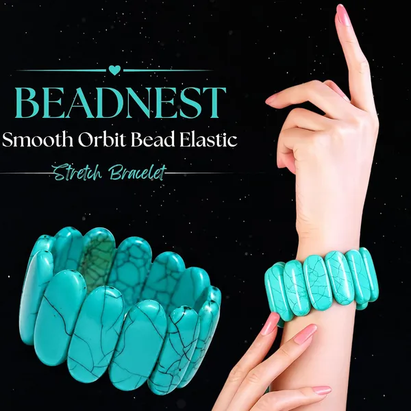 Smooth_Orbit_Bead_Elastic_Stretch_Bracelet_For_Women_Classic_Round_Polished_Bead_Bracelet_Stackable_Acrylic_Fashion_Jewellery_Navratri_Diwali_Party_Gift_Boho_Daily_Wear