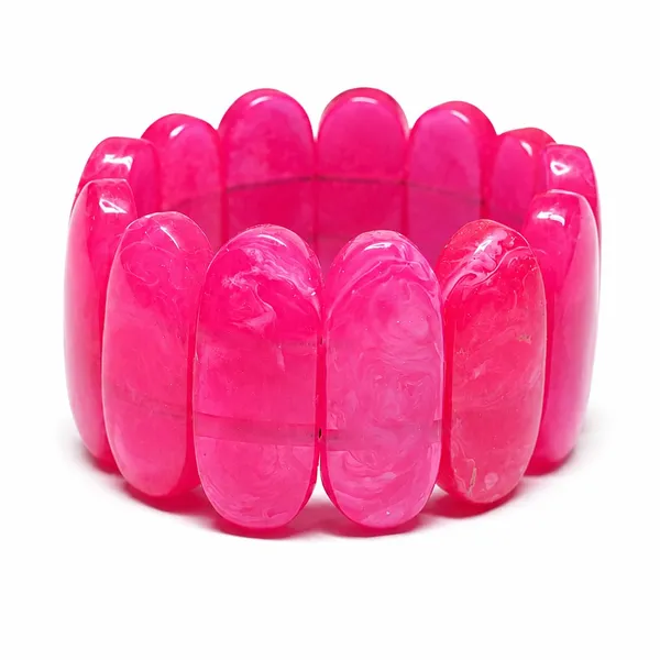 Smooth_Orbit_Bead_Elastic_Stretch_Bracelet_For_Women_Classic_Round_Polished_Bead_Bracelet_Stackable_Acrylic_Fashion_Jewellery_Navratri_Diwali_Party_Gift_Boho_Daily_Wear
