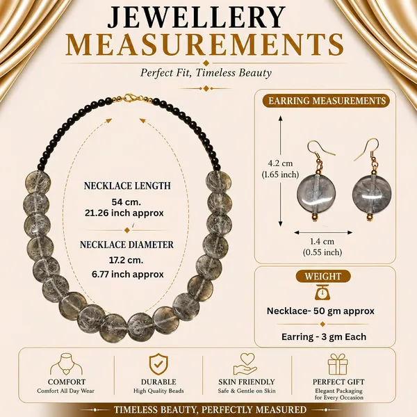 Coin_Stone_Necklace_Set_For_Women_Handmade_Bead_Statement_Necklace_With_Earrings_Fashion_Jewellery_For_Party_Wedding_Office_Ethnic_Casual_Wear_Premium_Gift_For_Women