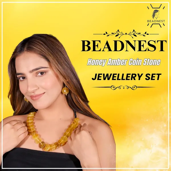 Product_Summary_Beadnest_Coin_Stone_Necklace_Set_For_Women_Handmade_Bead_Statement_Necklace_With_Earrings_Fashion_Jewellery_For_Party_Wedding_Office_Ethnic_Casual_Wear_Premium_Gift_For_Women