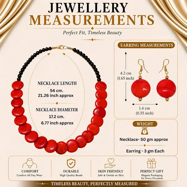 Coin_Stone_Necklace_Set_For_Women_Handmade_Bead_Statement_Necklace_With_Earrings_Fashion_Jewellery_For_Party_Wedding_Office_Ethnic_Casual_Wear_Premium_Gift_For_Women