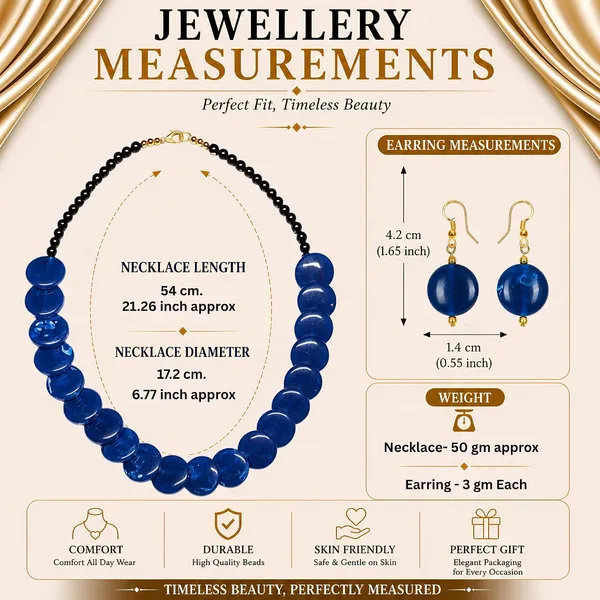 Coin_Stone_Necklace_Set_For_Women_Handmade_Bead_Statement_Necklace_With_Earrings_Fashion_Jewellery_For_Party_Wedding_Office_Ethnic_Casual_Wear_Premium_Gift_For_Women