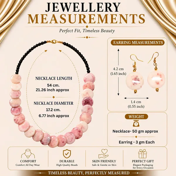 Coin_Stone_Necklace_Set_For_Women_Handmade_Bead_Statement_Necklace_With_Earrings_Fashion_Jewellery_For_Party_Wedding_Office_Ethnic_Casual_Wear_Premium_Gift_For_Women