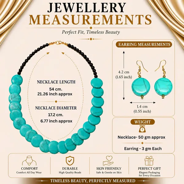 Coin_Stone_Necklace_Set_For_Women_Handmade_Bead_Statement_Necklace_With_Earrings_Fashion_Jewellery_For_Party_Wedding_Office_Ethnic_Casual_Wear_Premium_Gift_For_Women