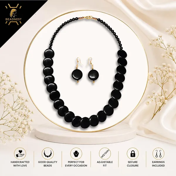 Product_Summary_Beadnest_Coin_Stone_Necklace_Set_For_Women_Handmade_Bead_Statement_Necklace_With_Earrings_Fashion_Jewellery_For_Party_Wedding_Office_Ethnic_Casual_Wear_Premium_Gift_For_Women