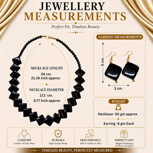Zigzag_Kite_Bead_Necklace_Earrings_Set_For_Women_Hot_Pink_Boho_Tribal_Geometric_Statement_Jewellery_Acrylic_Stone_Look_Beads_Navratri_Diwali_Party_Gift