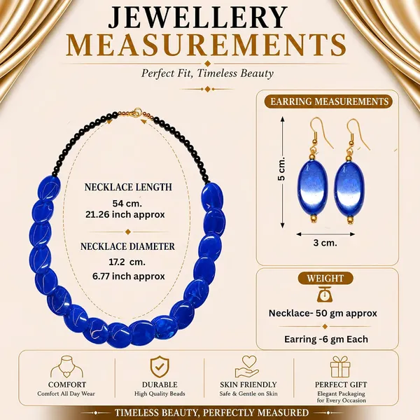 Confetti_Pebble_Bead_Necklace_Earrings_Set_For_Women_Boho_Tribal_Statement_Jewellery_Oval_Acrylic_Beads_Navratri_Diwali_Party_Gift