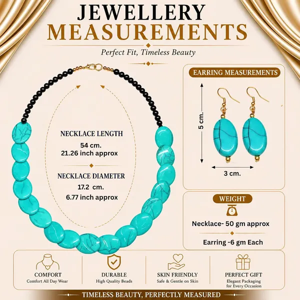 Confetti_Pebble_Bead_Necklace_Earrings_Set_For_Women_Boho_Tribal_Statement_Jewellery_Oval_Acrylic_Beads_Navratri_Diwali_Party_Gift