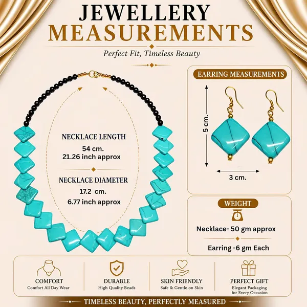 Zigzag_Kite_Bead_Necklace_Earrings_Set_For_Women_Hot_Pink_Boho_Tribal_Geometric_Statement_Jewellery_Acrylic_Stone_Look_Beads_Navratri_Diwali_Party_Gift