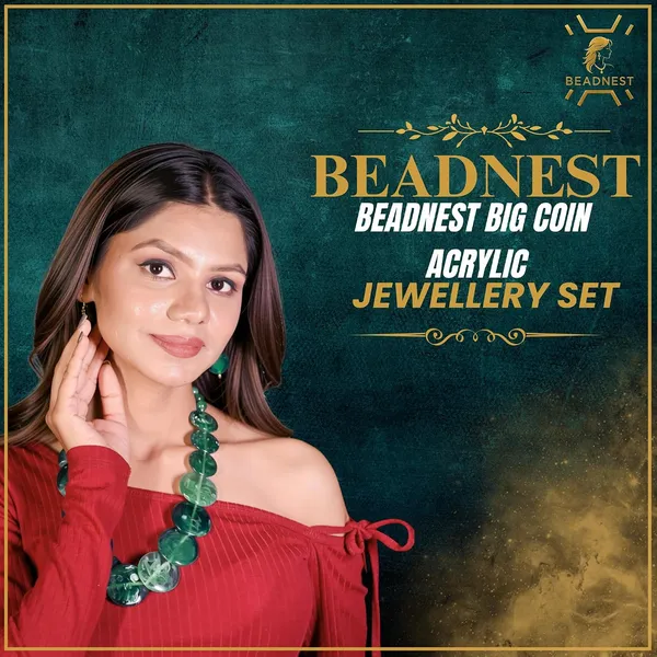 Product_Summary_Beadnest_Big_Coin_Acrylic_Necklace_Set_For_Women_Handmade_Bead_Statement_Necklace_With_Earrings_Fashion_Jewellery_For_Party_Wedding_Office_Ethnic_Casual_Wear_Premium_Gift_For_Women