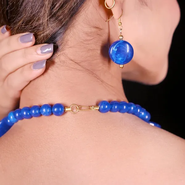 Big_Coin_Acrylic_Necklace_Set_For_Women_Handmade_Bead_Statement_Necklace_With_Earrings_Fashion_Jewellery_For_Party_Wedding_Office_Ethnic_Casual_Wear_Premium_Gift_For_Women