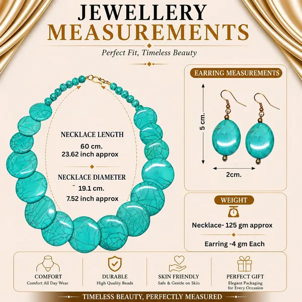 Big_Coin_Acrylic_Necklace_Set_For_Women_Handmade_Bead_Statement_Necklace_With_Earrings_Fashion_Jewellery_For_Party_Wedding_Office_Ethnic_Casual_Wear_Premium_Gift_For_Women