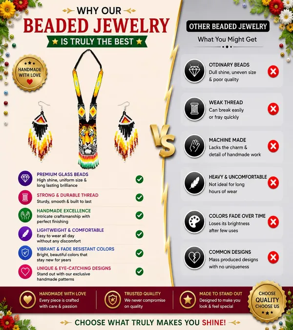 Chandair_Peacock_Handcrafted_Nature_Wildlife_Seed_Bead_Necklace_Earring_Set_Tribal_Boho_Long_Beaded_Jewellery_Ethnic_Statement_Necklace_For_Women_Navratri_Diwali_Gift