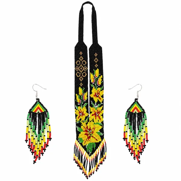 Handcrafted_Floral_Geometric_Seed_Bead_Necklace_Earring_Set_Tribal_Boho_Long_Beaded_Jewellery_Ethnic_Statement_Necklace_For_Women_Navratri_Diwali_Gift_17_Designs