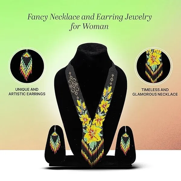 Handcrafted_Floral_Geometric_Seed_Bead_Necklace_Earring_Set_Tribal_Boho_Long_Beaded_Jewellery_Ethnic_Statement_Necklace_For_Women_Navratri_Diwali_Gift_17_Designs