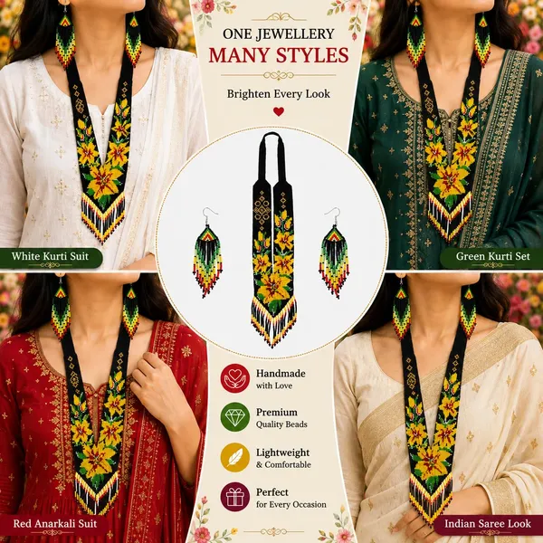 Handcrafted_Floral_Geometric_Seed_Bead_Necklace_Earring_Set_Tribal_Boho_Long_Beaded_Jewellery_Ethnic_Statement_Necklace_For_Women_Navratri_Diwali_Gift_17_Designs