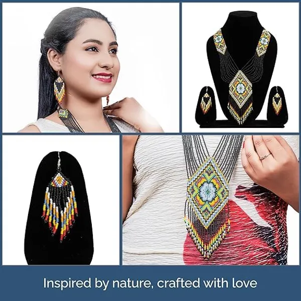 Handcrafted_Floral_Geometric_Seed_Bead_Necklace_Earring_Set_Tribal_Boho_Long_Beaded_Jewellery_Ethnic_Statement_Necklace_For_Women_Navratri_Diwali_Gift_17_Designs
