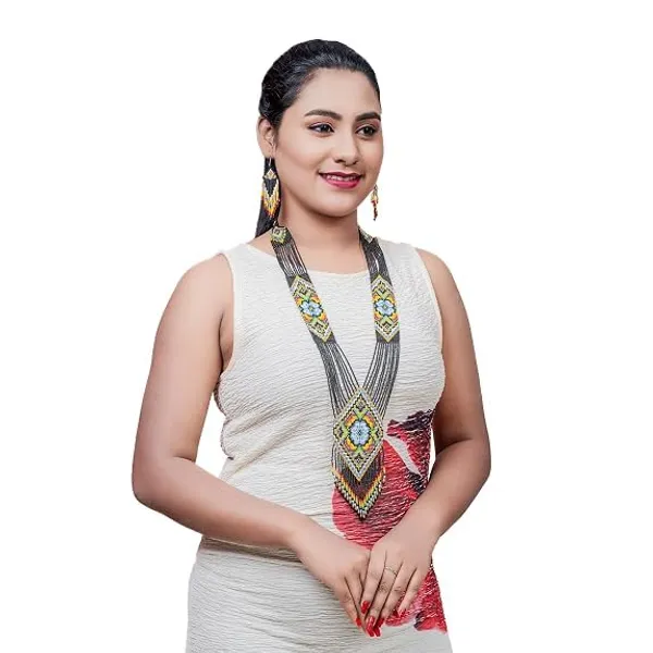 Handcrafted_Floral_Geometric_Seed_Bead_Necklace_Earring_Set_Tribal_Boho_Long_Beaded_Jewellery_Ethnic_Statement_Necklace_For_Women_Navratri_Diwali_Gift_17_Designs
