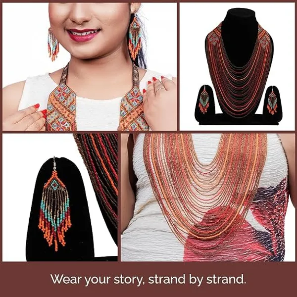 Handcrafted_Floral_Geometric_Seed_Bead_Necklace_Earring_Set_Tribal_Boho_Long_Beaded_Jewellery_Ethnic_Statement_Necklace_For_Women_Navratri_Diwali_Gift_17_Designs