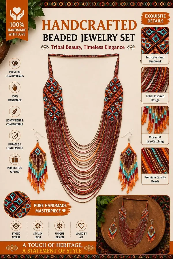 Handcrafted_Floral_Geometric_Seed_Bead_Necklace_Earring_Set_Tribal_Boho_Long_Beaded_Jewellery_Ethnic_Statement_Necklace_For_Women_Navratri_Diwali_Gift_17_Designs