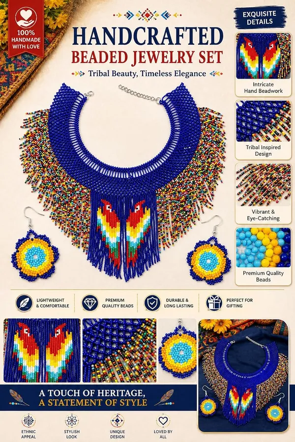 Handcrafted_Floral_Geometric_Seed_Bead_Necklace_Earring_Set_Tribal_Boho_Long_Beaded_Jewellery_Ethnic_Statement_Necklace_For_Women_Navratri_Diwali_Gift_17_Designs