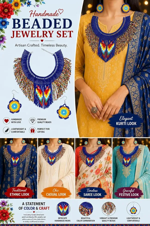 Handcrafted_Floral_Geometric_Seed_Bead_Necklace_Earring_Set_Tribal_Boho_Long_Beaded_Jewellery_Ethnic_Statement_Necklace_For_Women_Navratri_Diwali_Gift_17_Designs