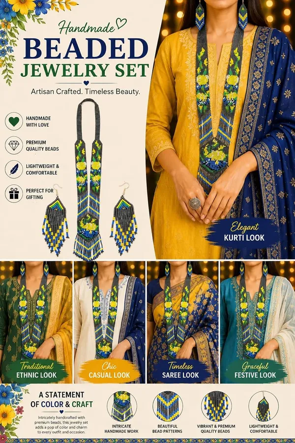 Handcrafted_Floral_Geometric_Seed_Bead_Necklace_Earring_Set_Tribal_Boho_Long_Beaded_Jewellery_Ethnic_Statement_Necklace_For_Women_Navratri_Diwali_Gift_17_Designs