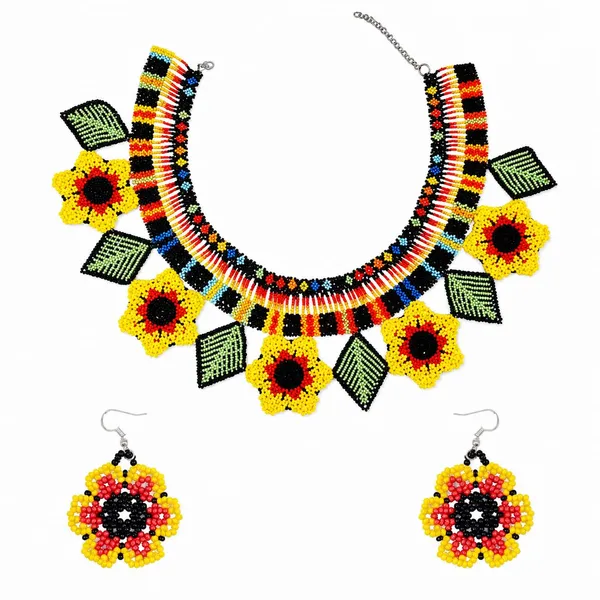 Handcrafted_Floral_Geometric_Seed_Bead_Necklace_Earring_Set_Tribal_Boho_Long_Beaded_Jewellery_Ethnic_Statement_Necklace_For_Women_Navratri_Diwali_Gift_17_Designs