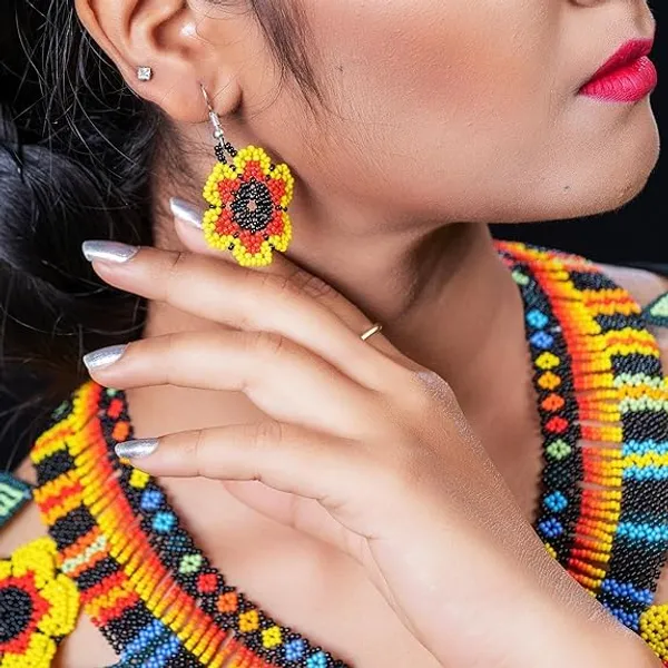 Handcrafted_Floral_Geometric_Seed_Bead_Necklace_Earring_Set_Tribal_Boho_Long_Beaded_Jewellery_Ethnic_Statement_Necklace_For_Women_Navratri_Diwali_Gift_17_Designs